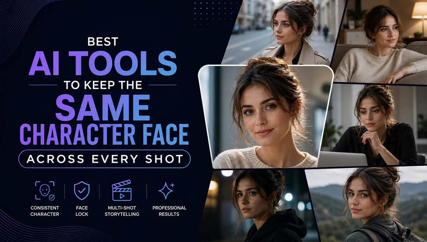 Best AI Tools to Keep the Same Character Face Across Every Shot